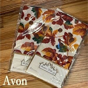 Vintage, 1996, New in bag, Avon Home Fashions, 2 Sets of Napkins Harvest Time